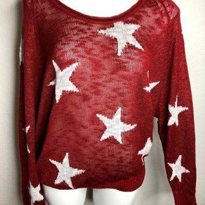 Pink Queen Women's Off Shoulder Sweater Batwing